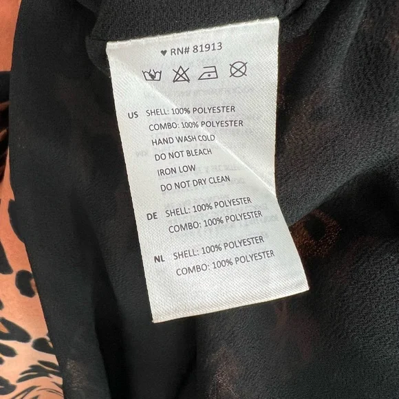 COOPER & ELLA LEOPARD PRINT DRESS - Picture 8 of 8